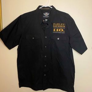 Harley Davidson Button-Up Shirt